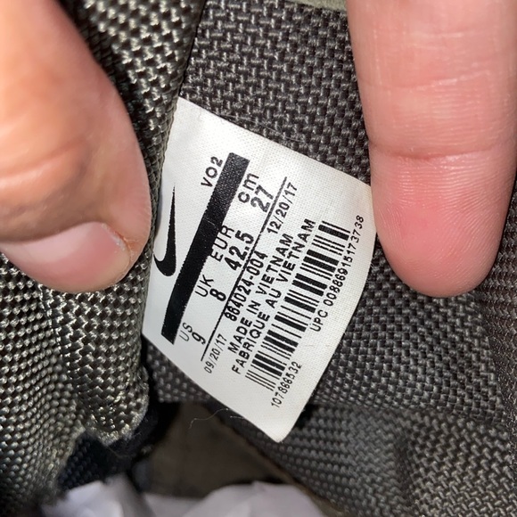 Nike Men's Sf Air Force 1 Black / Medium Olive Sneaker/Boot size 9 - Picture 12 of 17